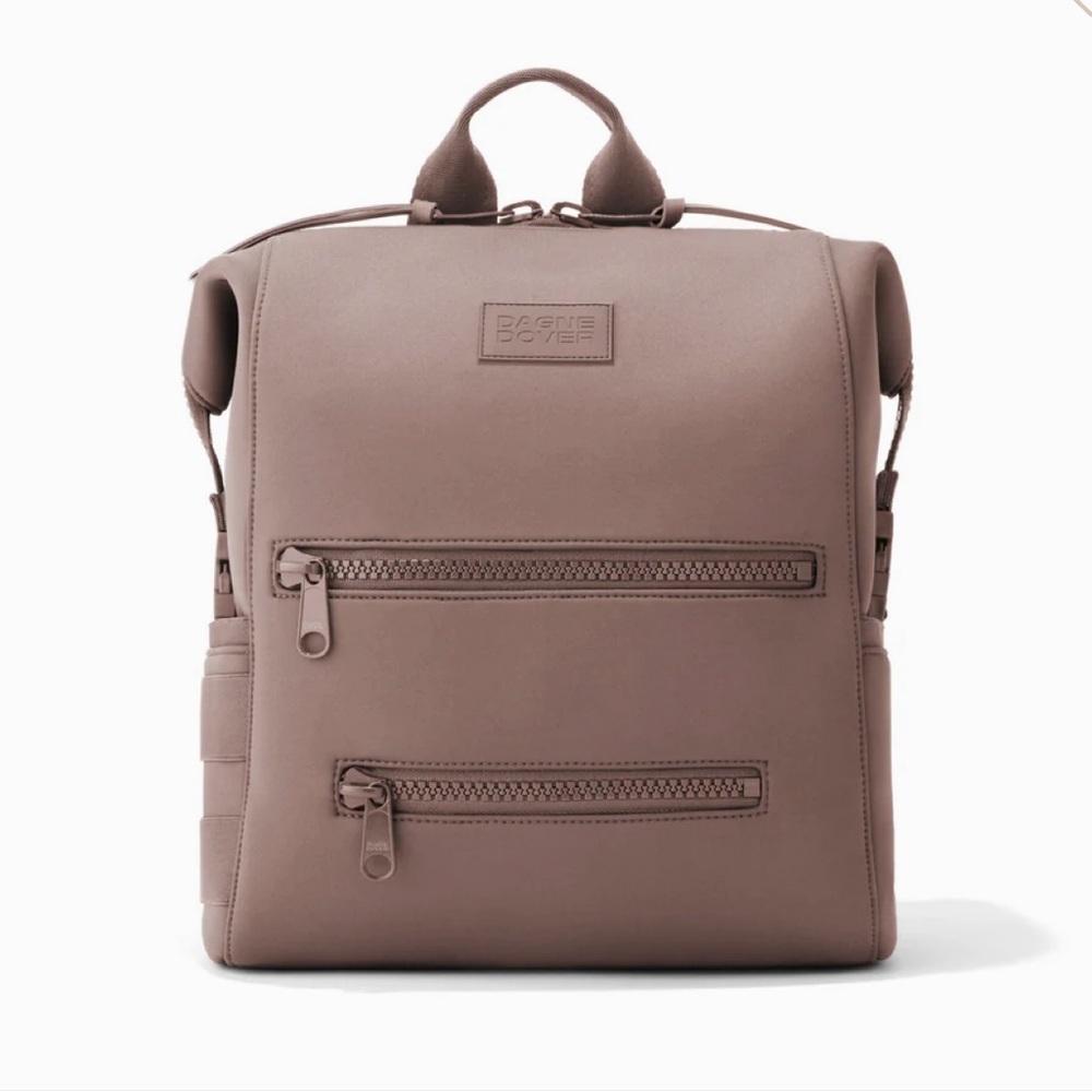 Dagne Dover Baby Bag Backpack in Taupe